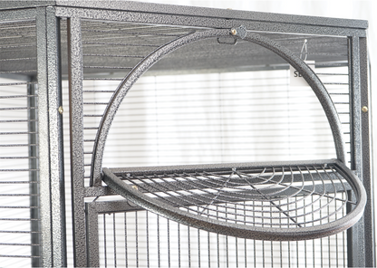 YES4PETS 185cm XXL Corner Bird Cage Pet Parrot Aviary Perch Castor Wheel Pet Care > Bird > Bird Cages & Stands YES4PETS