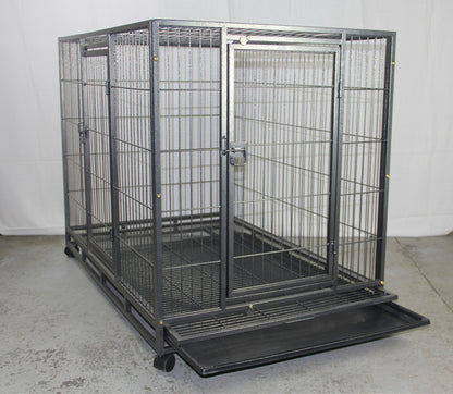 YES4PETS XL Pet Dog Cat Cage Metal Crate Kennel Portable Puppy Cat Rabbit House Pet Care > Coops & Hutches > Small Animal Habitats & Cages Woofy and Whiskers