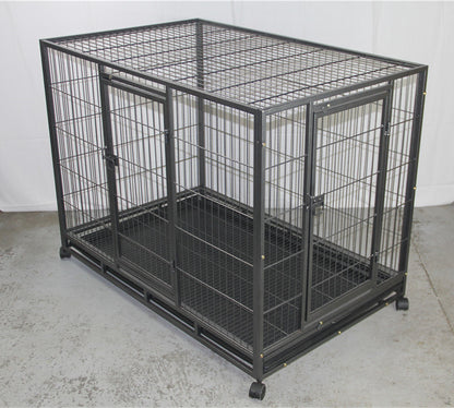 YES4PETS XL Pet Dog Cat Cage Metal Crate Kennel Portable Puppy Cat Rabbit House Pet Care > Coops & Hutches > Small Animal Habitats & Cages Woofy and Whiskers