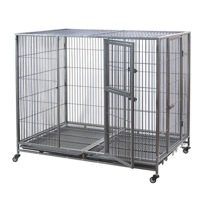 YES4PETS XXL Pet Dog Cat Cage Metal Crate Kennel Portable Puppy Cat Rabbit House Pet Care > Coops & Hutches > Small Animal Habitats & Cages Woofy and Whiskers
