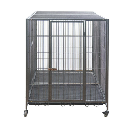 YES4PETS XXL Pet Dog Cat Cage Metal Crate Kennel Portable Puppy Cat Rabbit House Pet Care > Coops & Hutches > Small Animal Habitats & Cages Woofy and Whiskers