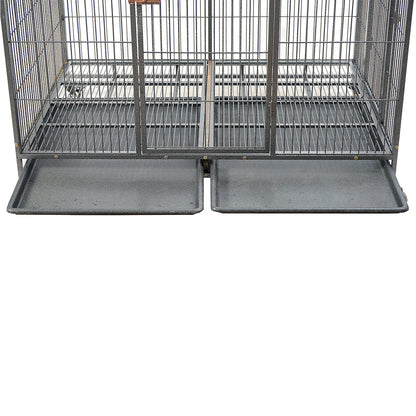 YES4PETS XXL Pet Dog Cat Cage Metal Crate Kennel Portable Puppy Cat Rabbit House Pet Care > Coops & Hutches > Small Animal Habitats & Cages Woofy and Whiskers
