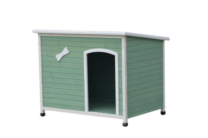 YES4PETS Medium Timber Pet Dog Kennel House Puppy Wooden Timber Cabin With Stripe Pet Care > Dog Supplies > Dog Kennels Woofy and Whiskers