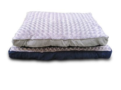 YES4PETS Medium Dog Puppy Pad Bed Kennel Mat Cushion Bed 85 x 60 cm Blue / Grey Pet Care > Dog Supplies > Dog Beds Woofy and Whiskers