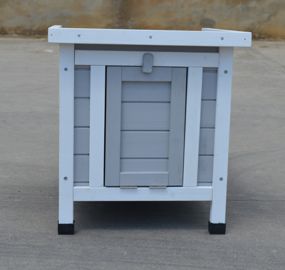 YES4PETS Grey Small Chicken Coop Rabbit Hutch Ferret Cage Guinea Pig Dog Cat Nesting Box Pet Care > Coops & Hutches > Small Animal Habitats & Cages YES4PETS