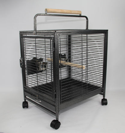 YES4PETS Small Bird Transport Budgie Cage Parrot Aviary Carrier With Wheel Pet Care > Bird > Bird Cages & Stands YES4PETS