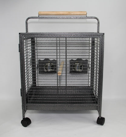 YES4PETS Small Bird Transport Budgie Cage Parrot Aviary Carrier With Wheel Pet Care > Bird > Bird Cages & Stands YES4PETS