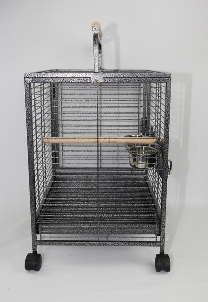 YES4PETS Small Bird Transport Budgie Cage Parrot Aviary Carrier With Wheel Pet Care > Bird > Bird Cages & Stands YES4PETS