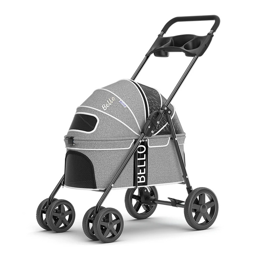 Bello Cruiser-gray pet stroller fur king