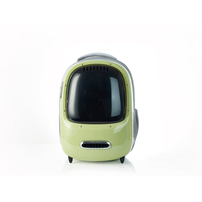 PETKIT Breezy 2 - Smart Cat Backpack - Green Pet Care > Cat Supplies > Cat Carriers & Crates Woofy and Whiskers