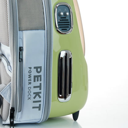 PETKIT Breezy 2 - Smart Cat Backpack - Green Pet Care > Cat Supplies > Cat Carriers & Crates Woofy and Whiskers