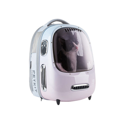 PETKIT Breezy 2 - Smart Cat Backpack - Pink Pet Care > Cat Supplies > Cat Carriers & Crates Woofy and Whiskers