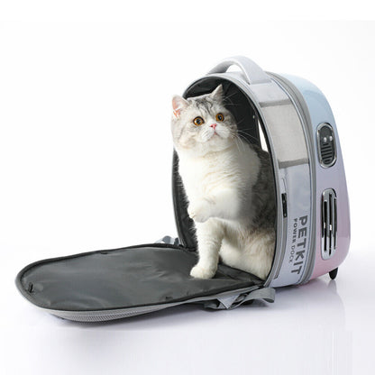 PETKIT Breezy 2 - Smart Cat Backpack - Pink Pet Care > Cat Supplies > Cat Carriers & Crates Woofy and Whiskers