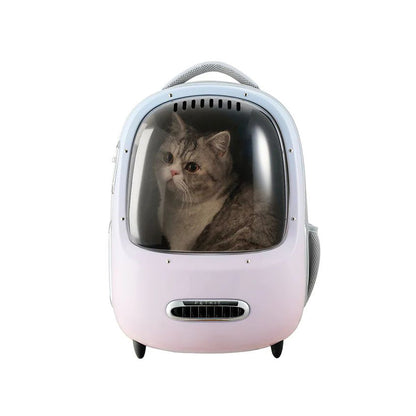 PETKIT Breezy 2 - Smart Cat Backpack - Pink Pet Care > Cat Supplies > Cat Carriers & Crates Woofy and Whiskers