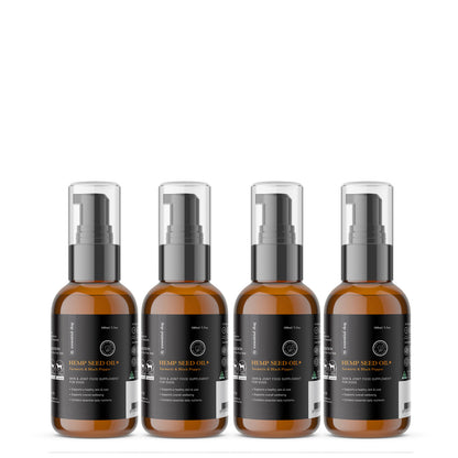 4 x 100ml Raw Hemp Seed Oil + Turmeric Food Supplement for Dogs Pet Care > Pet Food > Dog Food Essential Dog