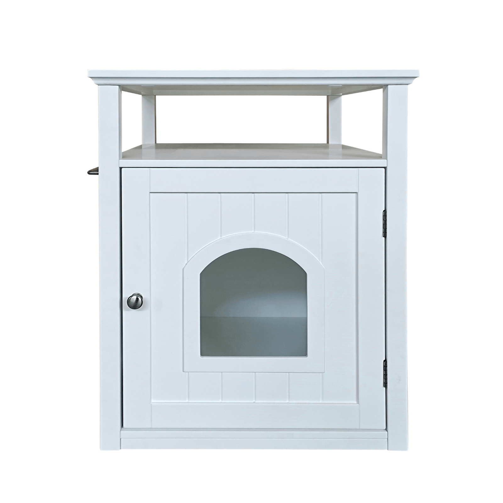 Jasper 2 Cat Litter Cabinet, White Pet Care > Cat Supplies > Cat Litter Woofy and Whiskers