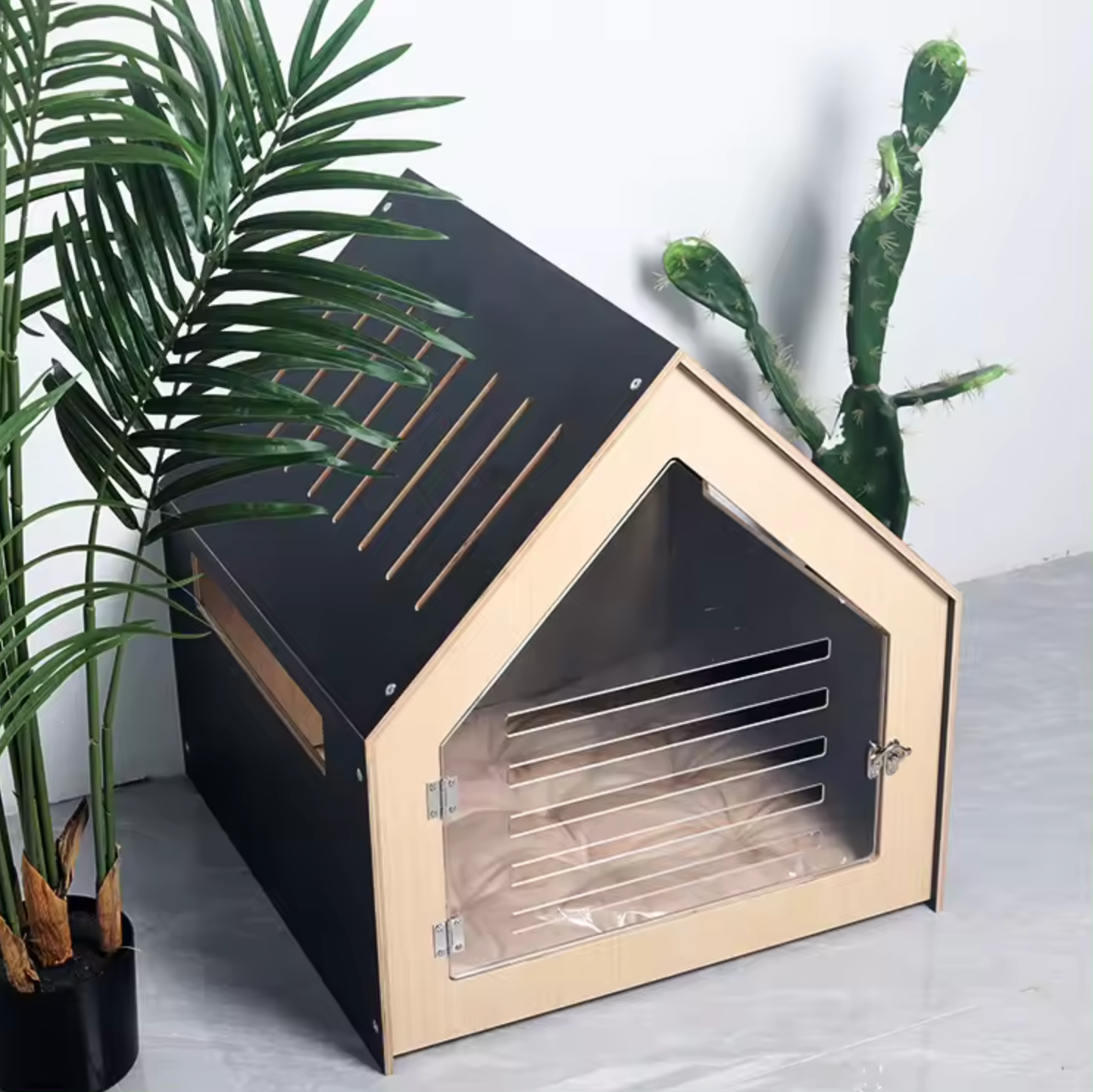 Modern Pet House Dog Crate (Black) Pet Care > Dog Supplies > Dog Kennels Modern Pet House