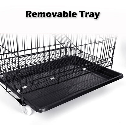 3 Level Rabbit Bird Cage Ferret Parrot Aviary Cat Rat Aviary Budgie Hamster Pet Cages Castor XL Pet Care > Bird > Bird Cages & Stands Woofy and Whiskers