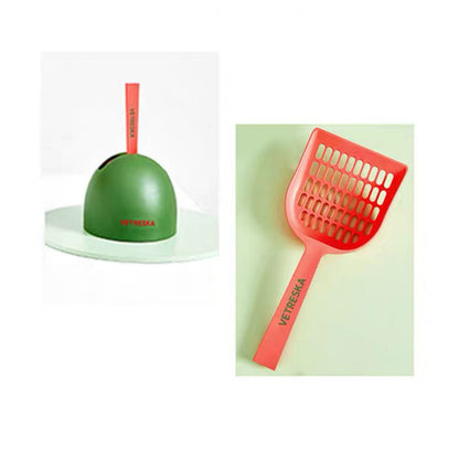 Vetreska Fruity Portable Cat Kitty Toilet Litter Box Tray House Lid Scoop Set Watermelon Pet Care > Cat Supplies > Cat Litter Woofy and Whiskers