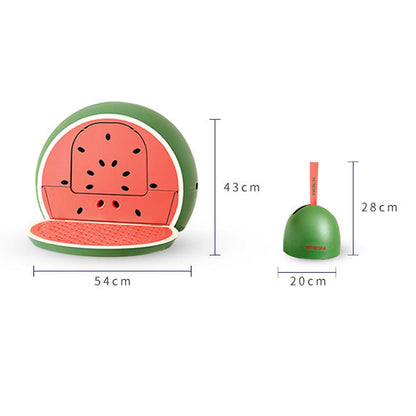 Vetreska Fruity Portable Cat Kitty Toilet Litter Box Tray House Lid Scoop Set Watermelon Pet Care > Cat Supplies > Cat Litter Woofy and Whiskers