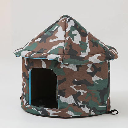 Outdoor Waterproof Cat House - Insulated, Weatherproof, Warm Shelter for Cats, Ideal for Winter Protection, Size: S 35*40cm Pet Care > Cat Supplies > Cat Furniture Woofy and Whiskers
