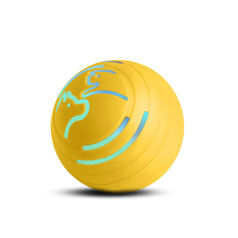 2PCS Yellow Rechargeable Automatic Jumping Pet Toy Ball - Interactive Smart Play Ball for Dogs & Cats Pet Care > Toys > Dog Toys Woofy and Whiskers
