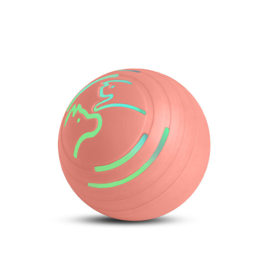 2PCS Pink Rechargeable Automatic Jumping Pet Toy Ball - Interactive Smart Play Ball for Dogs & Cats Pet Care > Toys > Dog Toys Woofy and Whiskers