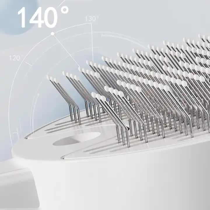 Pink Pet Grooming Spray and Massage Brush | One-Click Hair Removal Comb for Cats & Dogs | UV Sterilization for Mites Control Pet Care > Cleaning & Maintenance > Pet Cleaning Supplies Generic