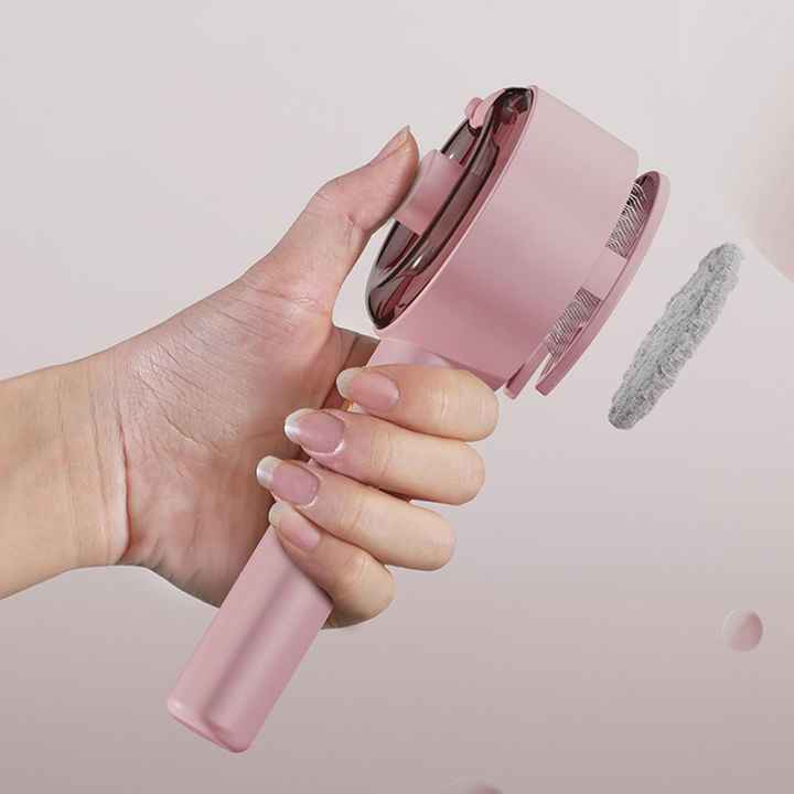 Pink Pet Grooming Spray and Massage Brush | One-Click Hair Removal Comb for Cats & Dogs | UV Sterilization for Mites Control Pet Care > Cleaning & Maintenance > Pet Cleaning Supplies Generic