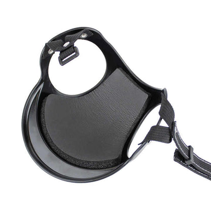 Size M Black Pet Safety Helmet - Stylish Protective Headgear for Dogs Pet Care > Dog Supplies > Dog Training Aids Woofy and Whiskers