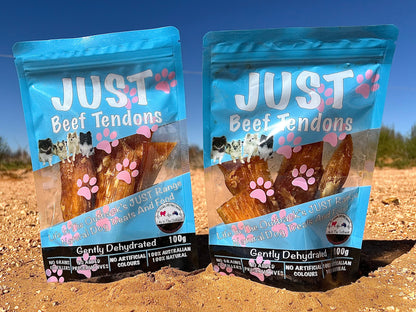 1x Just Beef Tendons Pet Care > Pet Food > Dog Food Life in the outback