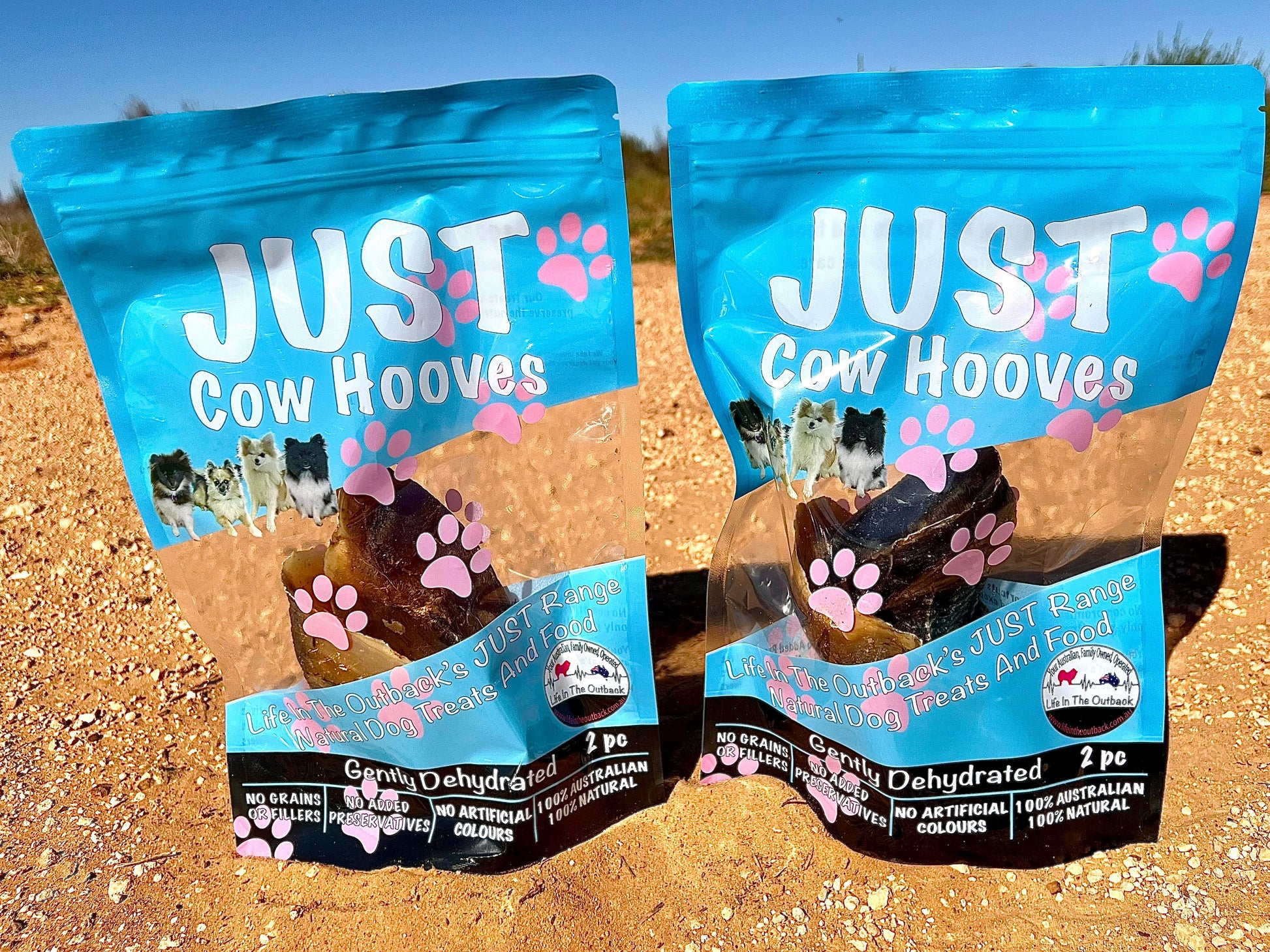 1x Just Cow Hooves Pet Care > Pet Food > Dog Food Life in the outback