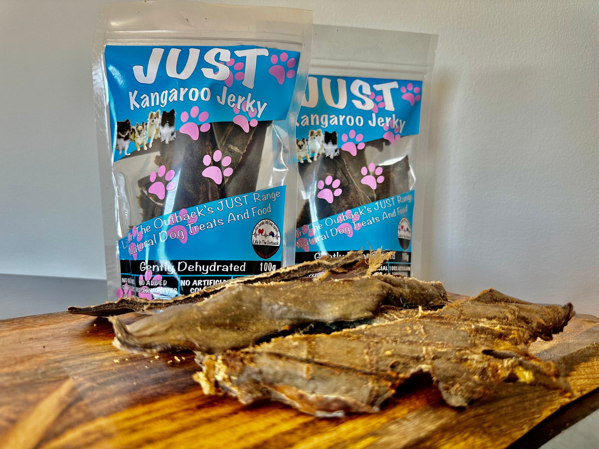 1x Just Kangaroo Jerky Pet Care > Pet Food > Dog Food Life in the outback