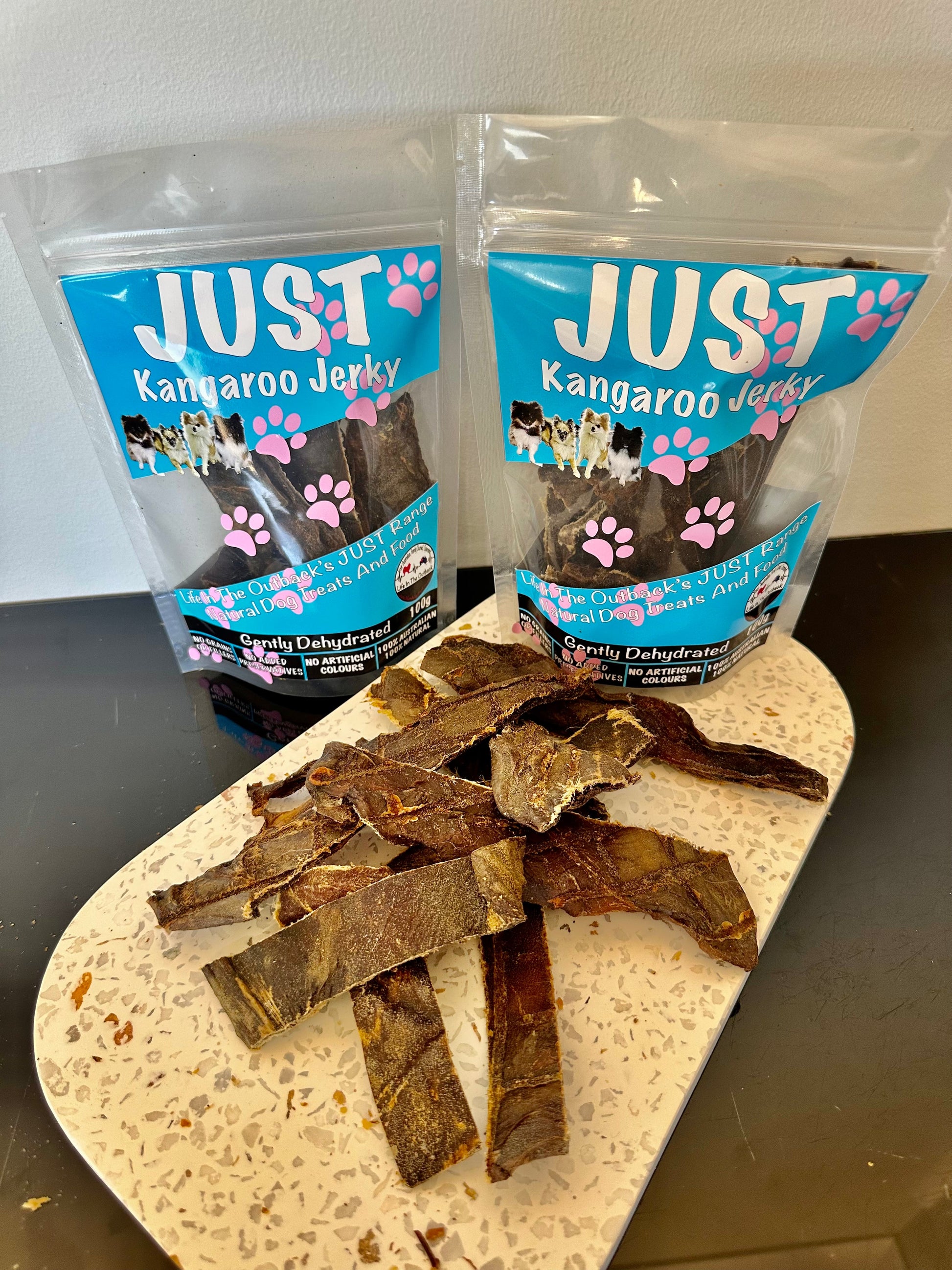 1x Just Kangaroo Jerky Pet Care > Pet Food > Dog Food Life in the outback