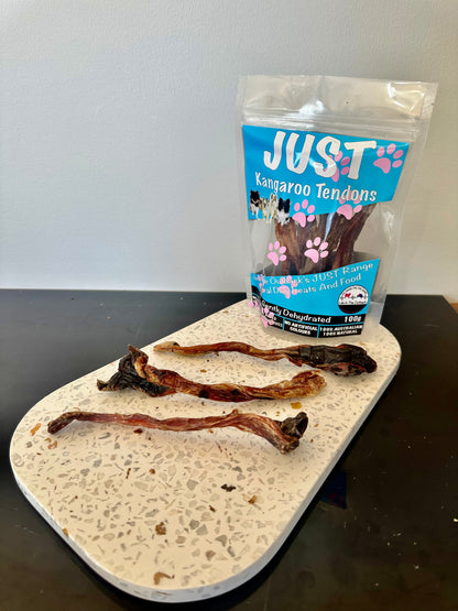 1x Just Kangaroo Tendons Pet Care > Pet Food > Dog Food Life in the outback