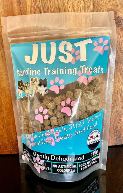 1x Just Sardine Training Treats - 200g Pet Care > Pet Food > Dog Food Life in the outback