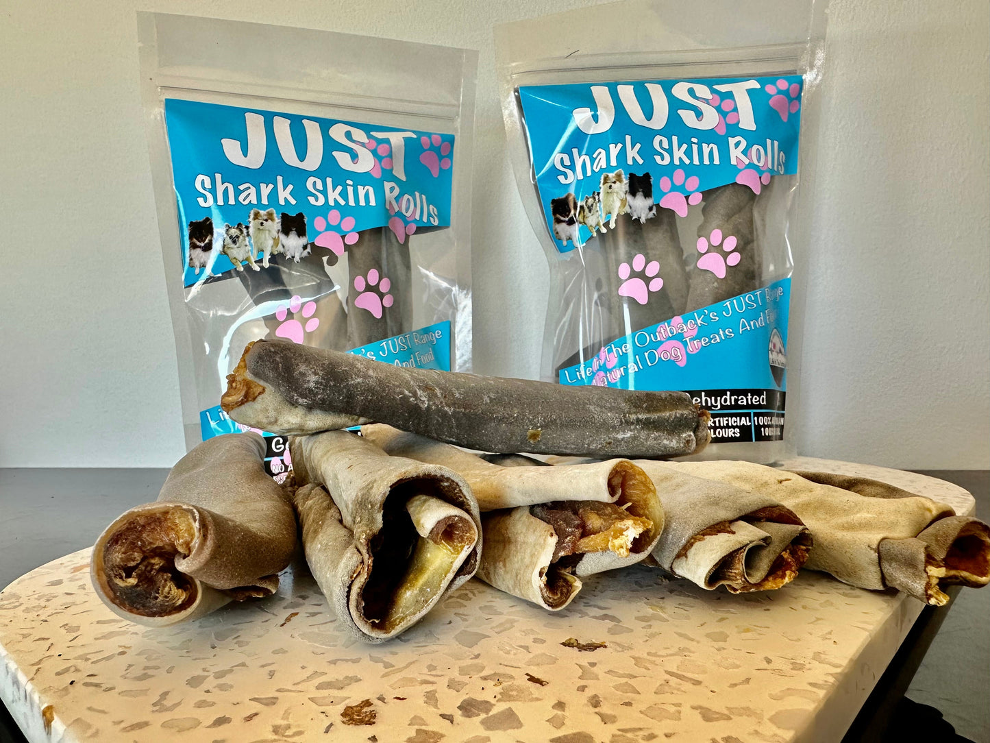 1x Just Shark Skin Rolls Pet Care > Pet Food > Dog Food Life in the outback