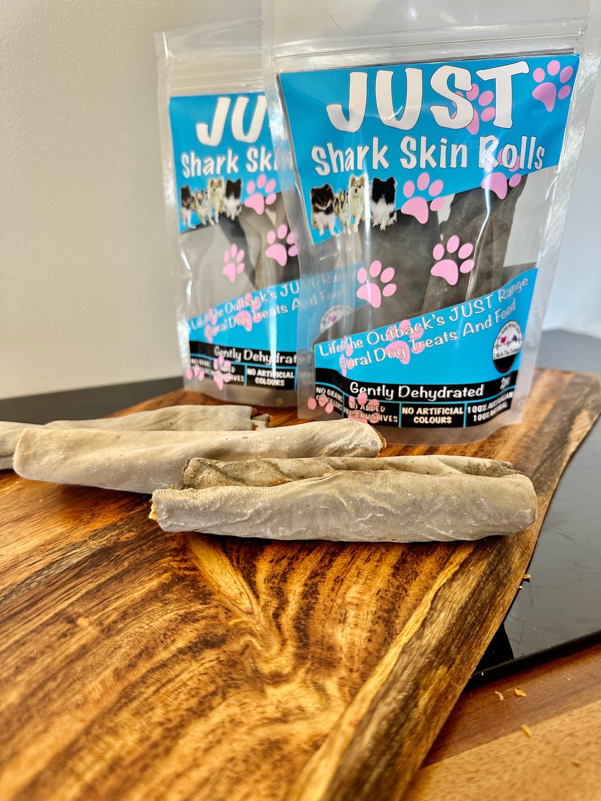 1x Just Shark Skin Rolls Pet Care > Pet Food > Dog Food Life in the outback