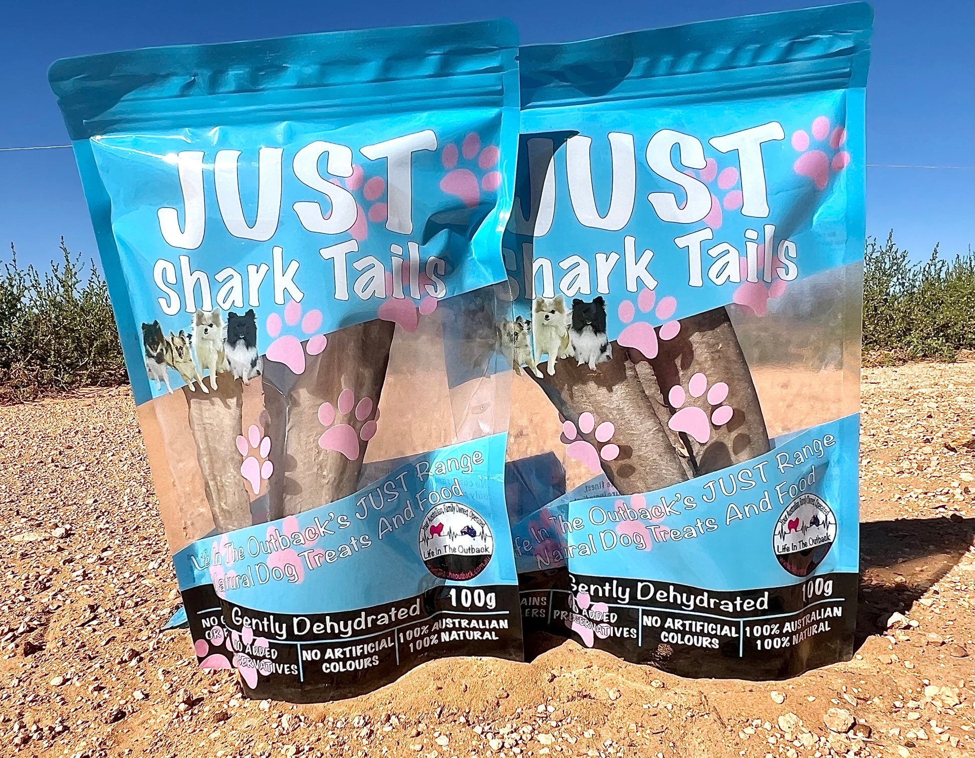 1x Just Shark Tails Pet Care > Pet Food > Dog Food Life in the outback
