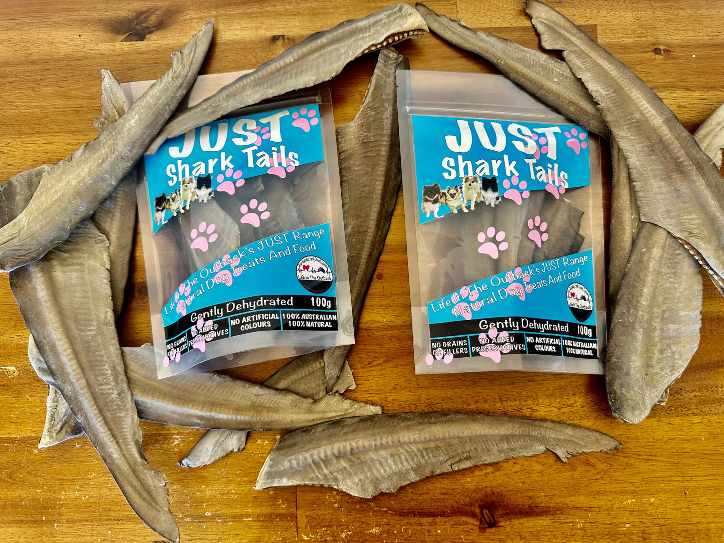 1x Just Shark Tails Pet Care > Pet Food > Dog Food Life in the outback