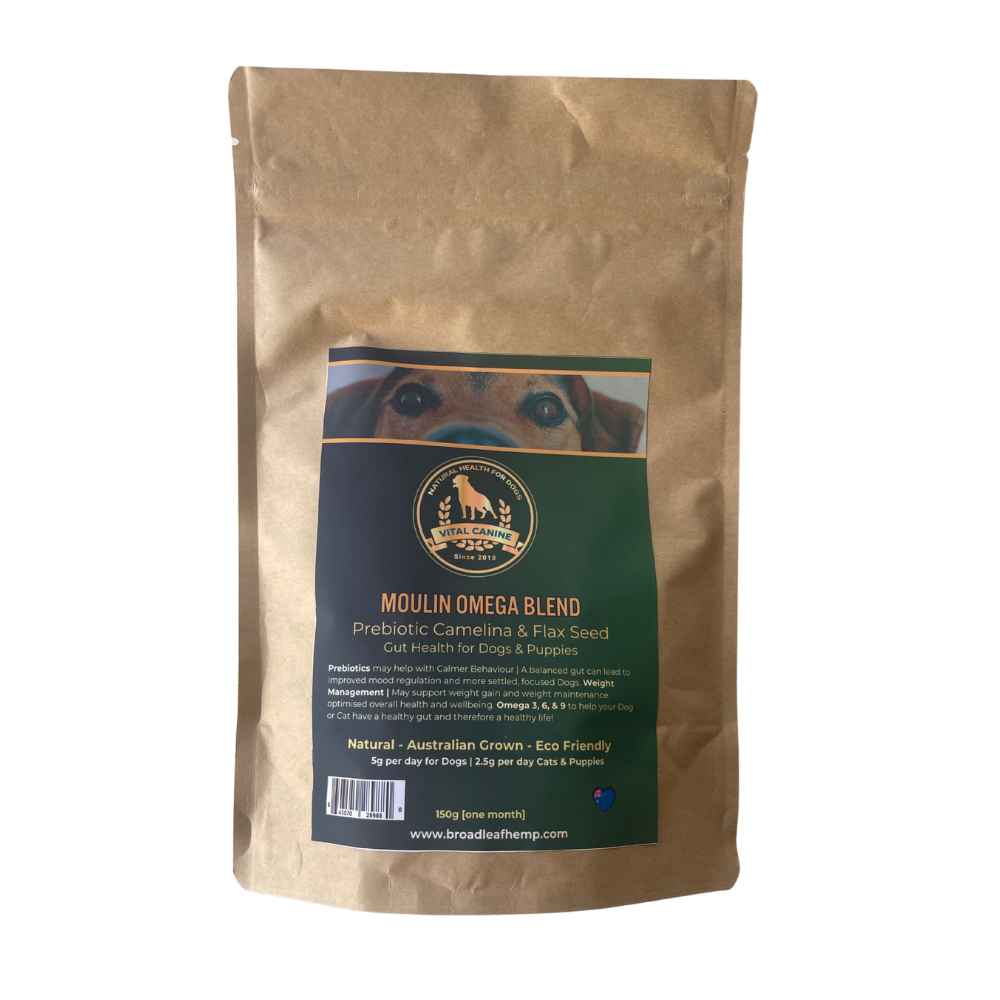 The Moulin for Dogs | Canine Prebiotic & Omega Supplement For Gut Health 150g Pet Care > Pet Food > Dog Food The Moulin