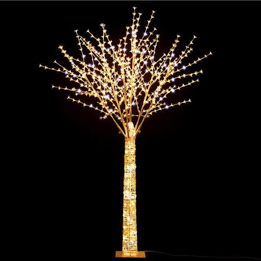 2.1M Christmas Tree 780 LED Lights Cherry Blossom Trees Jingle Jollys Occasions > Christmas > Christmas Trees Woofy and Whiskers