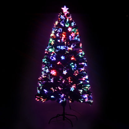 Jingle Jollys 1.2m Christmas Tree Optic Fibre LED Xmas tree Multi Colour Occasions > Christmas > Christmas Trees Woofy and Whiskers
