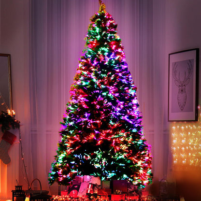 Jingle Jollys 1.8m Christmas Tree Optic Fibre LED Xmas tree 300 Tips Occasions > Christmas > Christmas Trees Jingle jollies