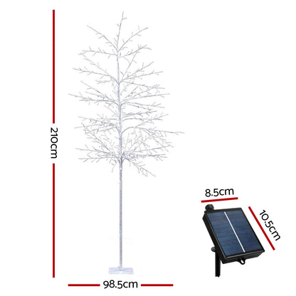 2.1M Christmas Tree 480 LED Solar Jingle Jollys Occasions > Christmas > Outdoor Decorations & Lights Woofy and Whiskers