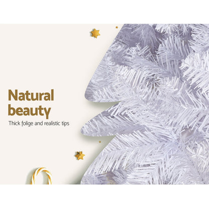 Jingle Jollys Christmas Tree 2.1m 1000 White Tips Xmas Tree Decorations Occasions > Christmas > Christmas Trees Woofy and Whiskers