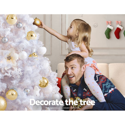 Jingle Jollys Christmas Tree 2.1m 1000 White Tips Xmas Tree Decorations Occasions > Christmas > Christmas Trees Woofy and Whiskers
