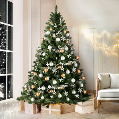 Jingle Jollys Christmas Tree 2.4m Green Xmas Tree Decorations 1225 Tips Occasions > Christmas > Christmas Trees Woofy and Whiskers