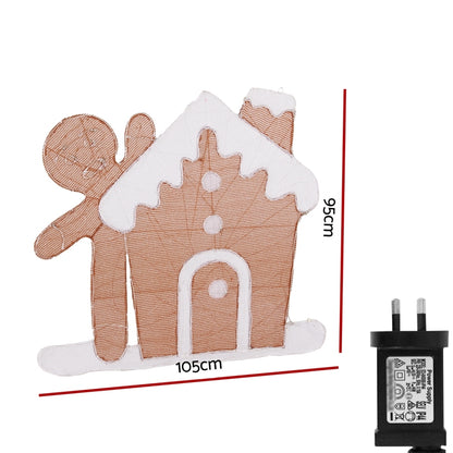 330 LED Christmas Lights Gingerbread Motif Fairy Light Decoration Jingle Jollys Occasions > Christmas > Outdoor Decorations & Lights Woofy and Whiskers