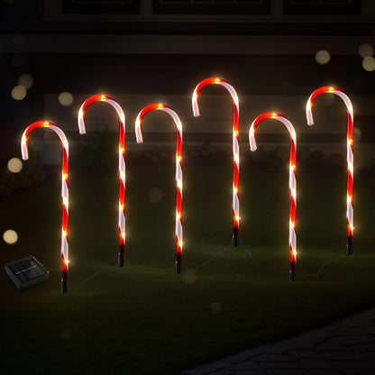 42 LED 6 PCS Christmas Lights Path Ground Light Garden Decorations Jingle Jollys Occasions > Christmas > Outdoor Decorations & Lights Woofy and Whiskers